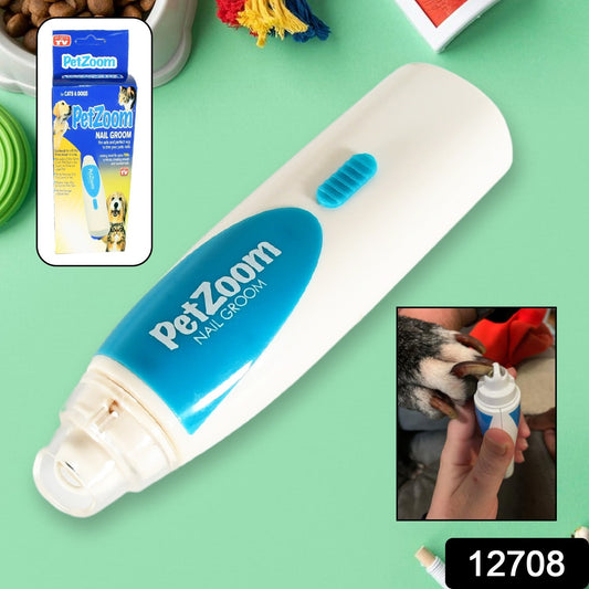 🐾 Electric Pet Nail Trimmer – Gentle, Safe & Stress