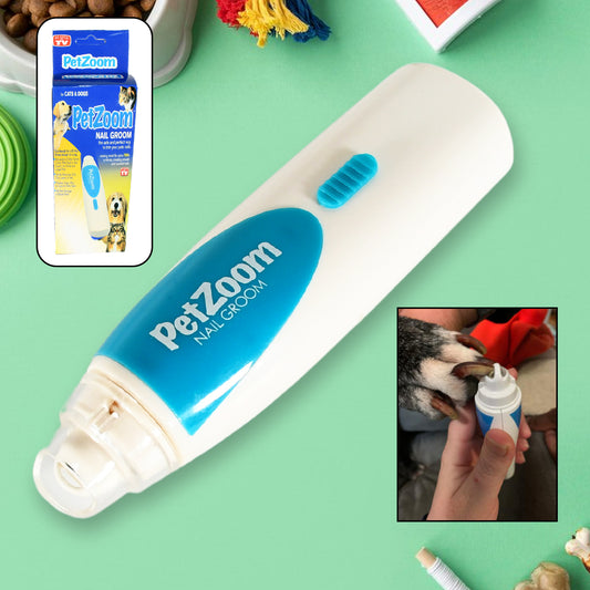 🐾 Electric Pet Nail Trimmer – Gentle, Safe & Stress